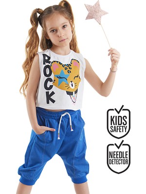 MSHB&G Rocker Leo Kız Çocuk T-shirt Kapri Şort Takım
