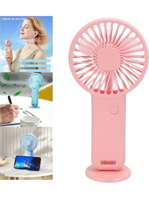 Fan,telefon Tutucu,portatif El Vantilatörü Pembe (Pembe)