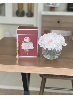 Marys Concept Miss Flora 8 Güllü Kesme Cam Oda Kokusu Allıklı