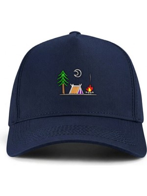 PataCute Kampçı - Camping Kalıplı Baseball Şapka