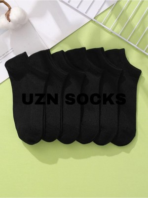 Uzn Socks 10’lü Premium Siyah Kısa Patik Çorap