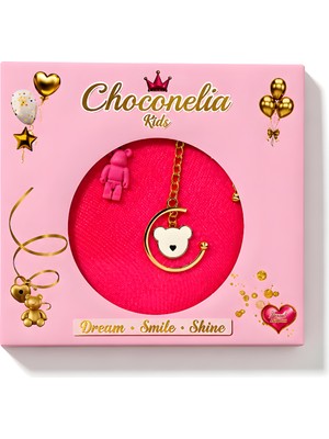 Chocogirl Luna Saten Nar Çiçeği Renk Kız Çocuk Çantası