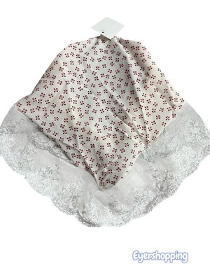 EyER Shoping Vintage Çocuk Dantel Bandana Pötikare Saç Bandı Yazlık Şapka Tarzı