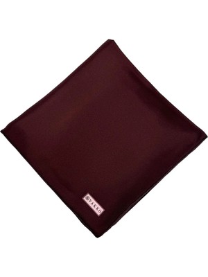 Vakko Düz Tivil Ipek Eşarp 31815-BORDO