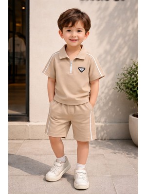 AYLAABEBE Prada Model Erkek Çocuk Takım