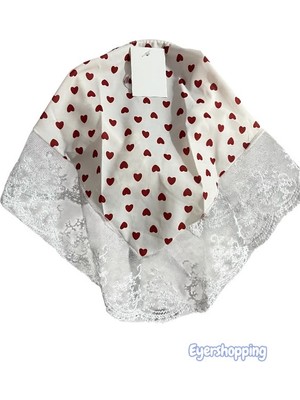 EyER Shoping Vintage Çocuk Dantel Bandana Pötikare Saç Bandı Yazlık Şapka Tarzı
