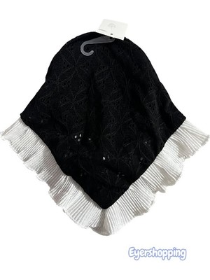 EyER Shoping Vintage Çocuk Dantel Bandana Pötikare Saç Bandı Yazlık Şapka Tarzı