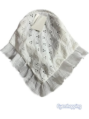 EyER Shoping Vintage Çocuk Dantel Bandana Pötikare Saç Bandı Yazlık Şapka Tarzı