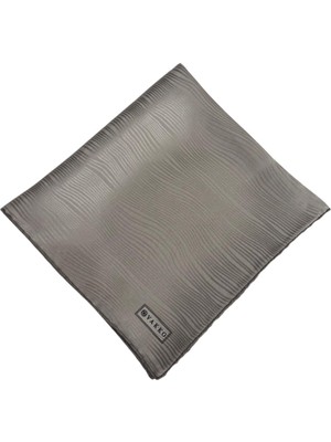 Vakko Geometri Jakarlı Ipek Eşarp 31815-G-VIZON