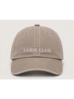 "sabır Club" Sokak Stili Nakışlı Vintage Yıkamalı Beyzbol Şapkası