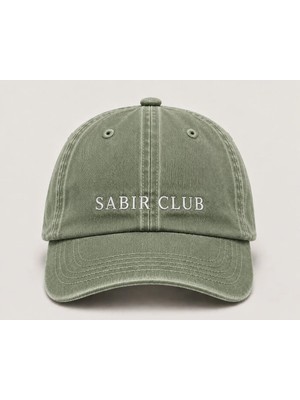 "sabır Club" Sokak Stili Nakışlı Vintage Yıkamalı Beyzbol Şapkası