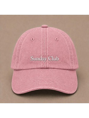 Sunday Club Nakışlı Vintage Yıkamalı Kep Şapka