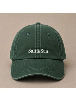 Minimal Salt Sun Nakışlı Vintage Yıkamalı Kep Şapka