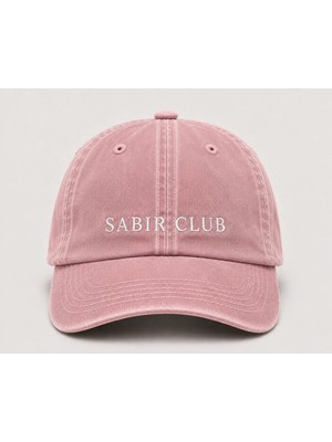 "sabır Club" Sokak Stili Nakışlı Vintage Yıkamalı Beyzbol Şapkası