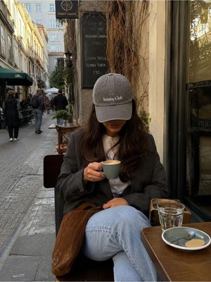 Sunday Club Nakışlı Vintage Yıkamalı Kep Şapka