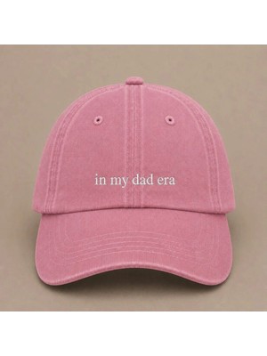 In My Dad Era Yazılı Eskitme Yıkamalı Şapka Babalar Günü Özel