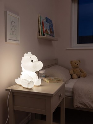 Dinozor Gece Lambası | Çocuk Odası Dekoratif LED Abajur | Sevimli Bebek ve Çocuk Odası Lambası