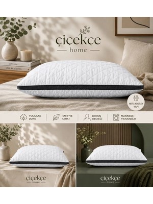 ÇİÇEKCE HOME Yastık kapitoneli Klimalı 800 gram 1.kalite Boncuk Silikonlu 1 Adet