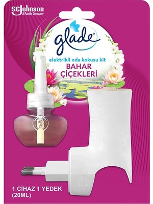 2 Adet Glade Elektrikli Kit Oda Kokusu Bahar Çiçekleri