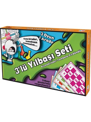 Ks Yılbaşı Seti 3 Lü Kızma Birader Tombala Fırdöndü