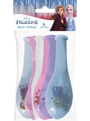 3 Adet  Disney Frozen 6'lı Balon