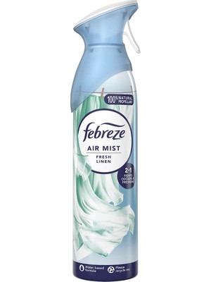 4 Adet Febreze Oda Kokusu Aerosol 185 ml Kumaş Ferahlığı