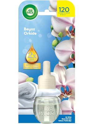4 Adet Air Wick Elektrikli Kit Yedek Beyaz Orkide 19 ml