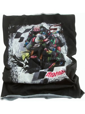 Marsilyan Motorcu Desenli Baff Boyunluk