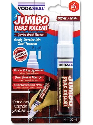 3 Adet  Vodaseal Jumbo Derz Kalemi Beyaz