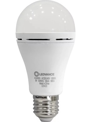 Ledvance Osram Şarjli Ampul E27 8W/865LM 6500KW 827 E27