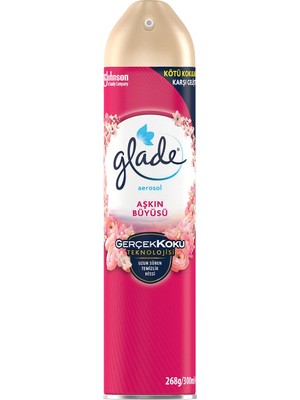 2 Adet Glade Oda Kokusu Aerosol 300 ml Aşkın Büyüsü