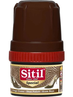 2 Adet  Sitil Ayakkabı Boyası Krem 60 G Koyu Kahve