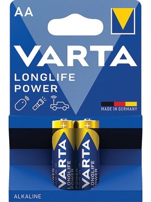 4 Adet Varta Pil Longlife Power 2'li Kalem Pil