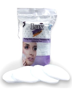 2 Adet Lux Makyaj Temizleme Pedi Peeling Etkili 40'lı