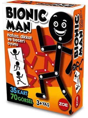 4 Adet Zoe Bionic Man Kutu Oyunu 35000