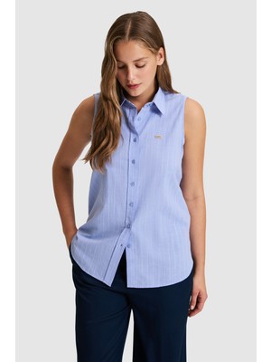 U.s. Polo Assn. Kadın Lila Gömlek Kısa Kollu 50324666-VR245