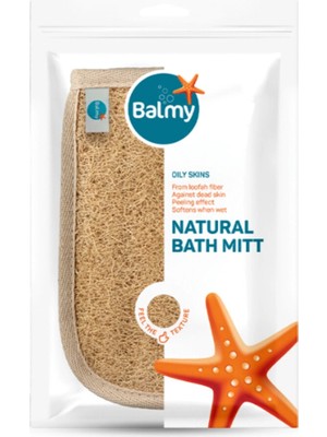 2 Adet  Balmy Doğal Kabak Banyo Eldiveni