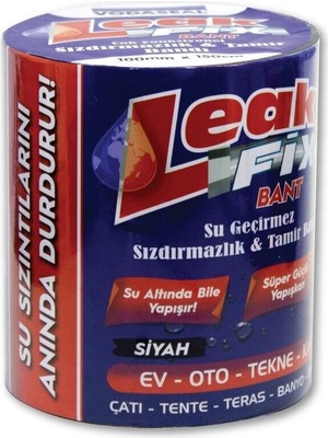 3 Adet  Vodaseal Leak Fix Yama Bandı Siyah 1,5mt