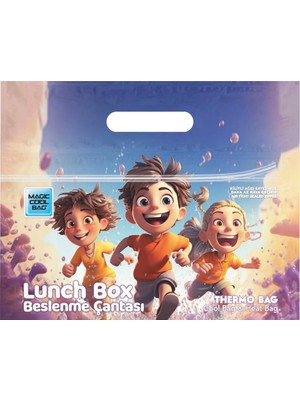 3 Adet  Magic Cool Bag Lunch Box Gıda Poşeti
