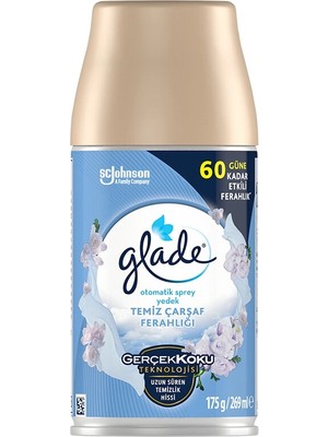2 Adet Glade Otomatik Sprey Yedek Clear Lınen 269 ml