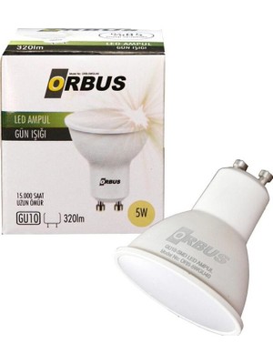4 Adet Orbus Spot Ampül Gün Işığı 5W 400K