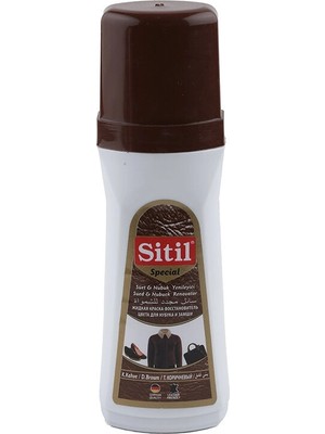 2 Adet Sitil Ayakkabı Boyası Süet Likit 100 ml Koyu Kahve