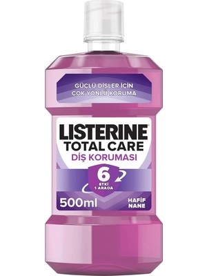 2 Adet  Listerine Ağız Suyu Total Care 500 ml