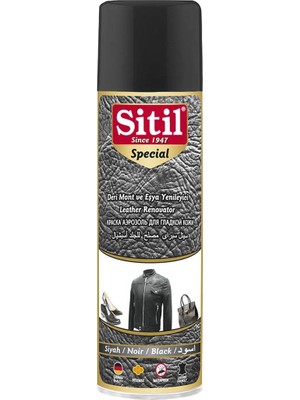 2 Adet Sitil Ayakkabı Boyası Sprey 250 ml Siyah