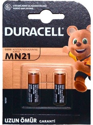 4 Adet Duracell Pil MN21 2 Li