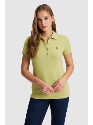 U.s. Polo Assn. Kadın Çağla Tişört Basic 50321818-VR016