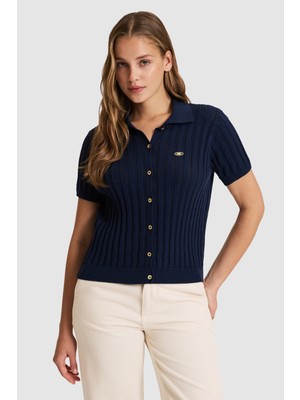 U.s. Polo Assn. Kadın Lacivert Hırka (Triko) 50321683-VR033
