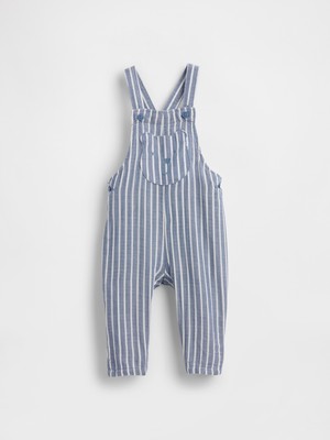 Gap Bebek Mavi Baby Cotton-Gauze Brannan Bear Tulumları