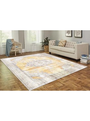 Vivense Aida Home Giallastro Salon Halısı, 140X200