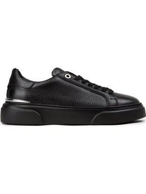 Deery Kadın Hakiki Deri Siyah Sneaker Ayakkabı - 00502ZSYHE03